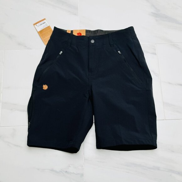 Fjallraven Women's Abisko Trail Stretch Shorts 'Black' 14200143-550 Multi Size
